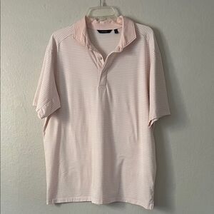 Radmor Men's Taylor Microsoft Polo in Pale Pink in Size XL